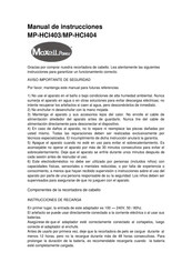 MAXELL POWER MP-HCI403 Manual De Instrucciones