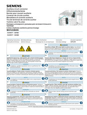 Siemens 3VA9977-0KP80 Instructivo