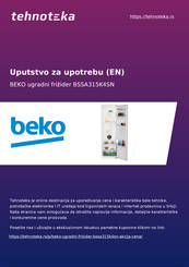 Beko BSSA315K4SN Instrucciones Para El Uso
