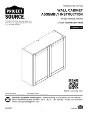 Project Source 5217200 Instrucciones De Ensamblaje