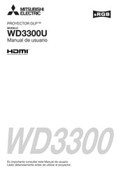 Mitsubishi Electric WD3300U Manual De Usuario