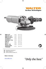 Walter Surface Technologies 6260 Instrucciones De Manejo