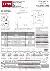 HENN AURORA CE642-35 Instrucciones De Montaje