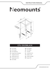 NeoMounts CPU-D025BLACK Manual De Instrucciones