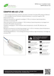 CP Electronics EBMPIR-MB-AD-LT30 Manual Del Usuario