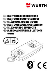 Würth CFF3100 Instrucciones De Funcionamiento