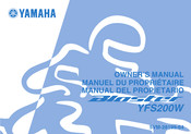 Yamaha Blaster YFS200W Manual Del Propietário