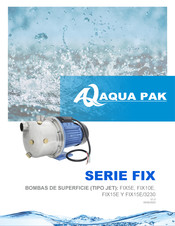 Aqua pak FIX15E/3230 Manual De Instalación