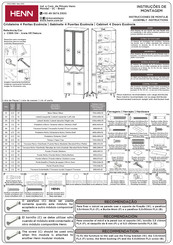 HENN C565-134 Instrucciones De Montaje