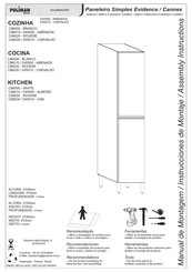 Poliman Moveis C86030 Instrucciones De Montaje