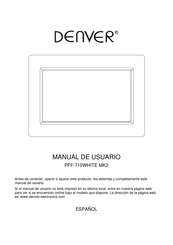 Denver PFF-710WHITE MK2 Manual De Usuario