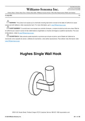 Hughes Single Hook Instrucciones De Ensamblaje