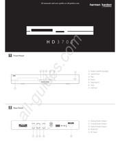 Harman harman/kardon HD370 Manual De Instrucciones