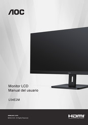 AOC U34E2M Manual Del Usuario