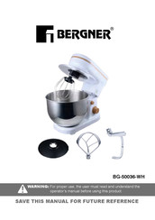 BERGNER BG-50036-WH Manual Del Usuario