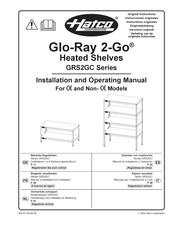 Hatco Glo-Ray 2-Go GRS2GC-3920-2 Instrucciones Originales