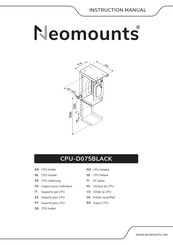 NeoMounts CPU-D075BLACK Manual De Instrucciones