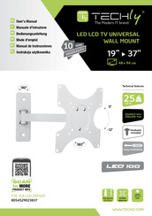 Techly ICA-LCD 2901WH Manual De Instrucciones