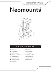 NeoMounts CPU-D075BLACK/LK Manual De Instrucciones