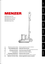 Menzer ESM 406 Floor Tec Traducción Del Manual Original