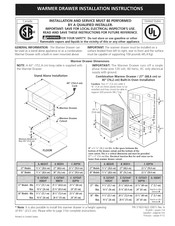 Frigidaire FGWD3065PF Instrucciones De Instalación