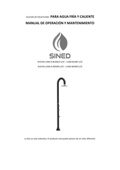 SINED LUNA-NEGRO-LCD Manual De Operación Y Mantenimiento