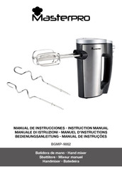 Masterpro BGMP-9062 Manual De Instrucciones