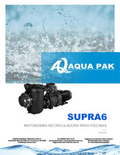 Aqua pak SUPRA6 Manual Del Usuario