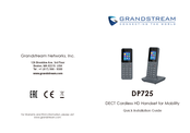 Grandstream Networks DP725 Guía De Instalación Rápida