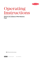 Fronius TPS/i Robotics Push Manual De Instrucciones