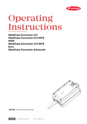 Fronius WeldCube Connector Advanced Manual De Instrucciones