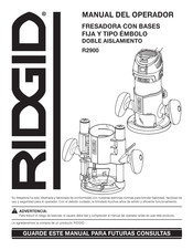 RIDGID R2900 Manual Del Operador