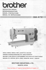 Brother DB2-B791 Manual De Instrucciones