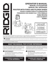 RIDGID R29001 Manual Del Operador