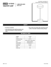 Uline H-10343 Manual De Instrucciones