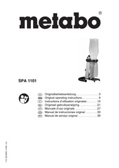 Metabo SPA 1101 Manual De Instrucciones Original