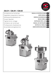 Sammic CA-62 Manual De Instrucciones