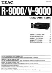 Teac V-9000 Manual Del Usuario