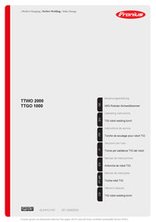 Fronius TTWO 2000 Manual De Instrucciones