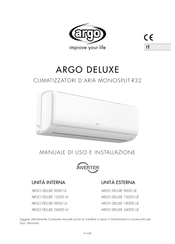 Argo DELUXE 12000 UE Manual De Instalacion Y Uso