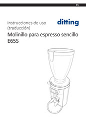 DITTING E65S Instrucciones De Uso