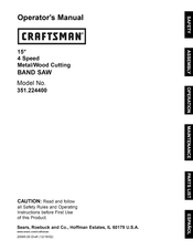 Craftsman 351.224400 Manual Del Operador