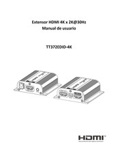 Epcom TT372EDID-4K Manual De Usuario