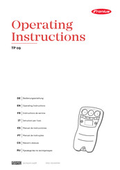 Fronius TP 09 Manual De Instrucciones