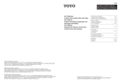 Toto WT175 Serie Manual De Instrucciones Y Del Propietrario