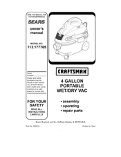 Craftsman 113.177765 Manual Del Propietário