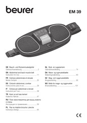 Beurer EM 39 Instrucciones Para El Uso
