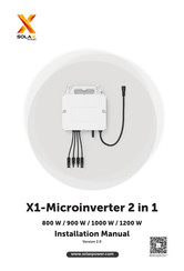 SolaX Power X1-Micro 800 Manual De Instalación