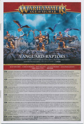 Games Workshop Warhammer AGE OF SIGMAR Vanguard-Raptors Manual Del Usuario