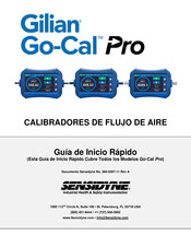 Sensidyne Gilian Go-Cal Pro Guia De Inicio Rapido